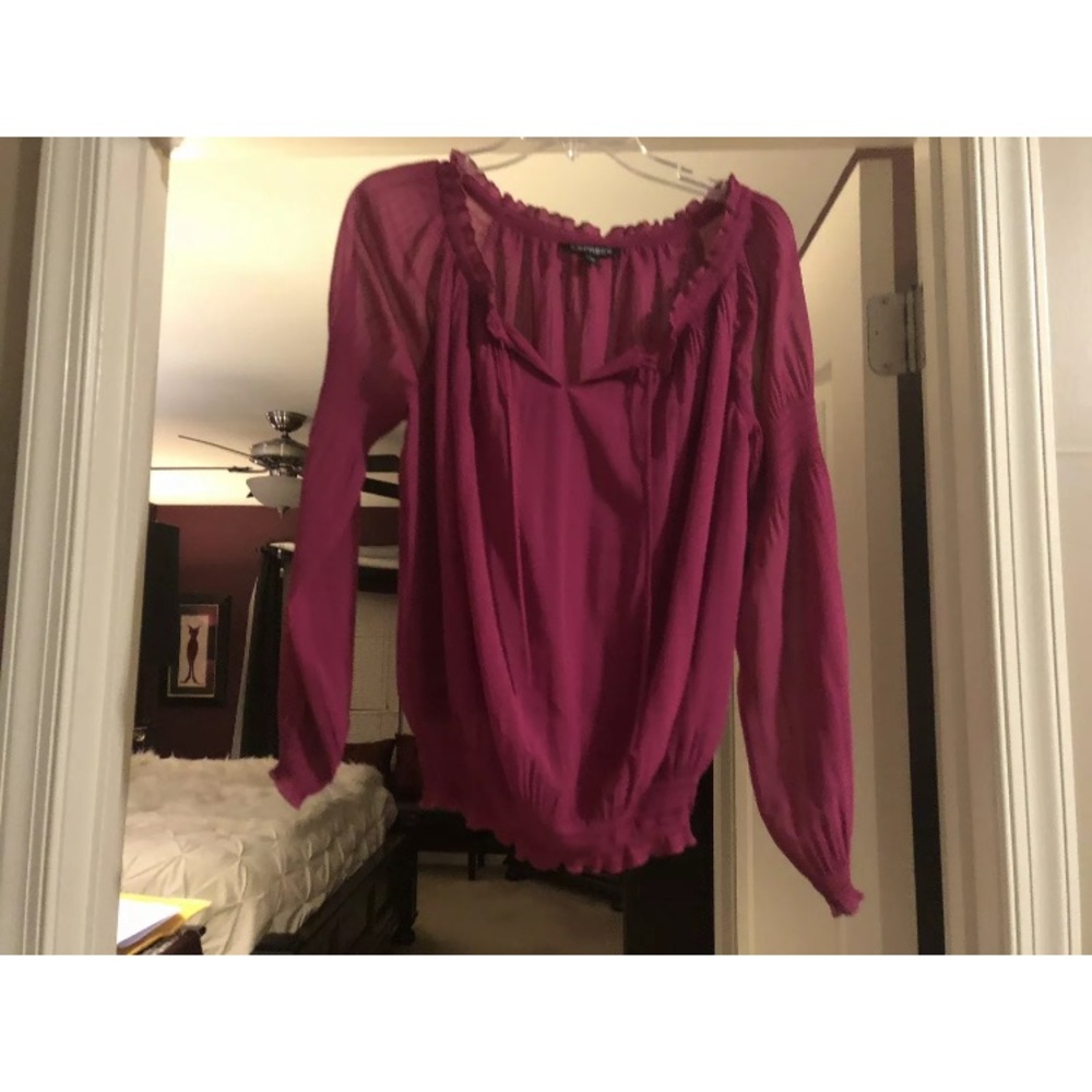 Xs Express magenta blouse